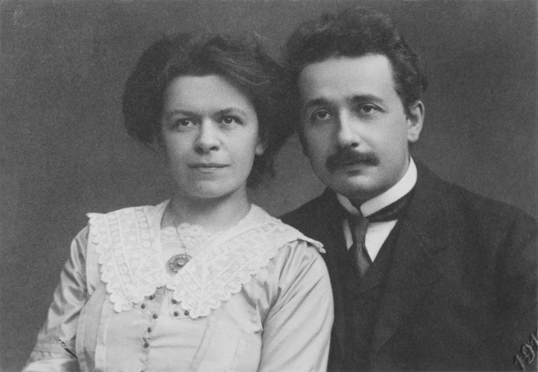 MIleva Marić i Albert Ajnštajn portret